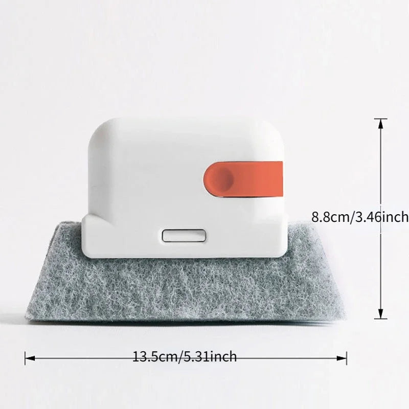 Window Cleaning Brush Windowsill Groove Deadend Cabinet Crevice Brush Universal Window and Door Track Cleaning Brush
